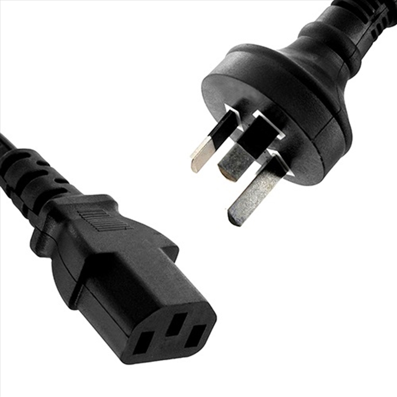 8WARE Power Cable 2m Male wall 240v PC/Product Detail/Cables