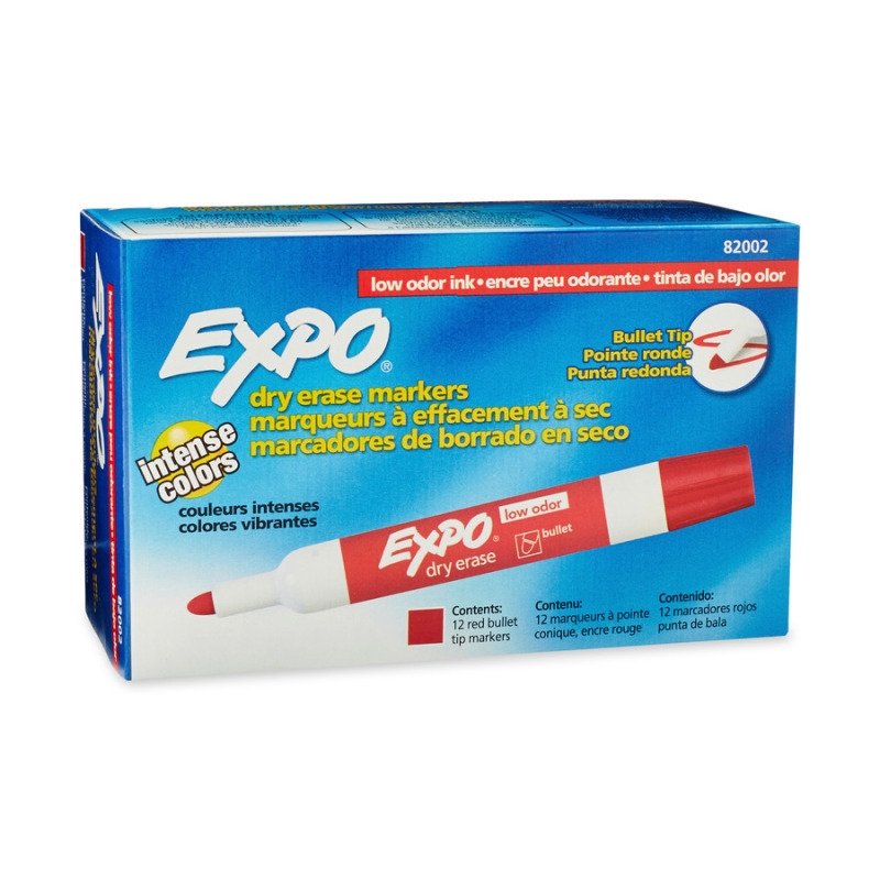 Expo White Board Marker Blt Red Box of 12/Product Detail/Pens, Markers & Highlighters