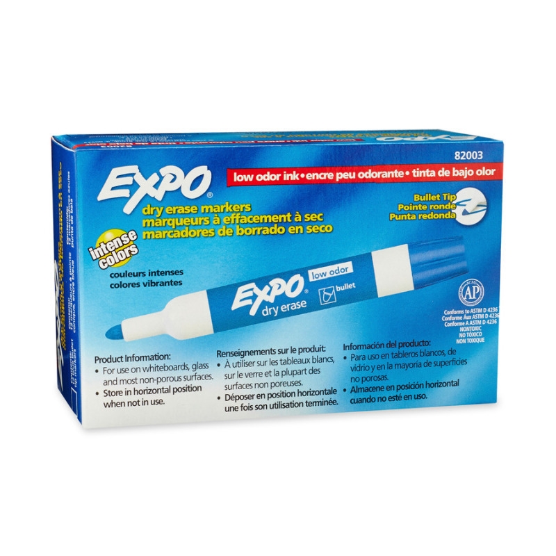 Expo White Board Marker Blt Blue Box of 12/Product Detail/Pens, Markers & Highlighters