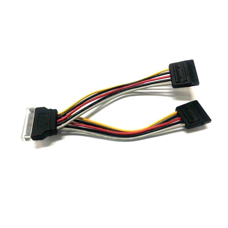 8WARE SATA Power Splitter Cable 15cm 1 x 15-pin - 2 x 15-pin Male to Female/Product Detail/Cables