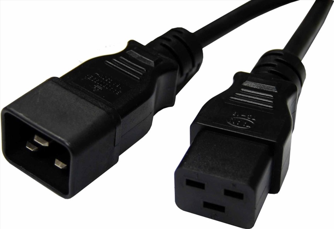 8WARE Power Extension Cable - IEC-C19 Male to IEC-C20 Female - 3m/Product Detail/Cables