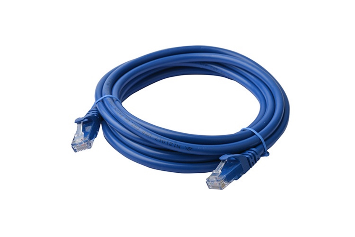 8WARE Cat6a UTP Ethernet Cable 3m Snagless Blue/Product Detail/Cables