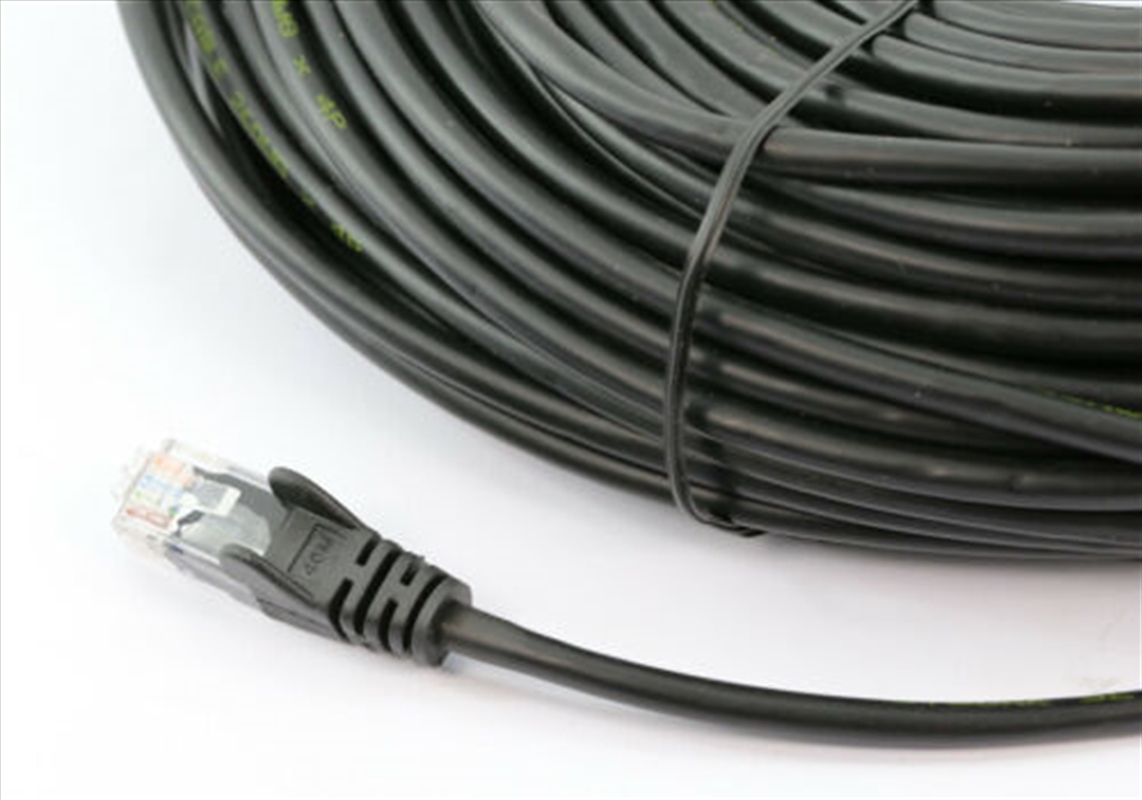 8WARE CAT6A UTP Ethernet Cable Snagless - 15M, Black/Product Detail/Cables