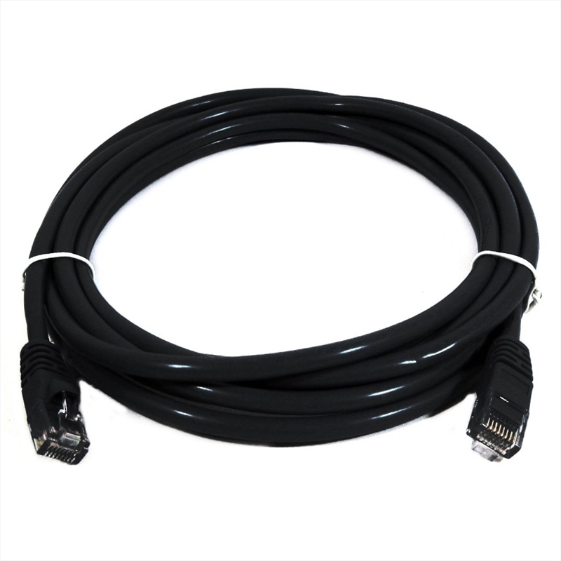 8WARE CAT6A UTP Ethernet Cable Snagless - 50cm, Black/Product Detail/Cables