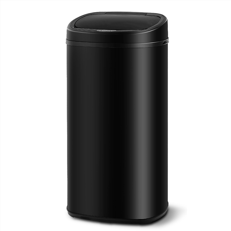 Devanti 68L Motion Sensor Bin - Black/Product Detail/Decor