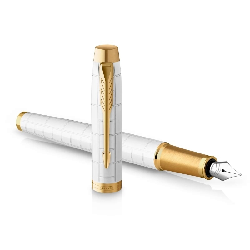 Parker IM Premium Fountain Pen Pearl with Gold Trim/Product Detail/Pens, Markers & Highlighters