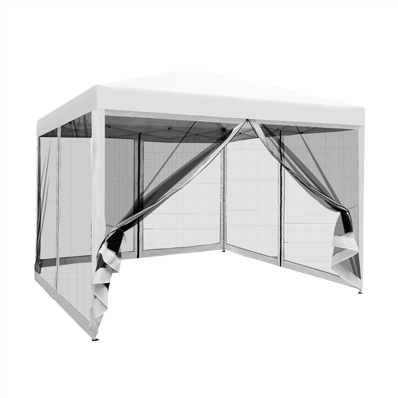 Instahut Marquee 3 x 3 Pop Up Gazebo - White/Product Detail/Party