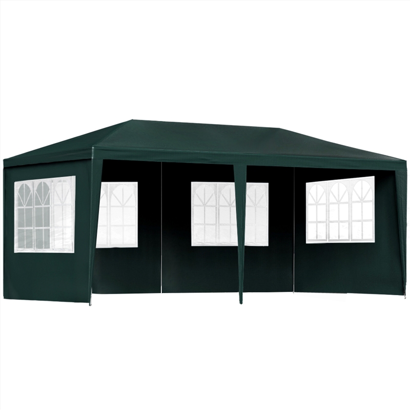 Instahut 4 Panel Green Marquee Outdoor Gazebo - 3 x 6metre/Product Detail/Party