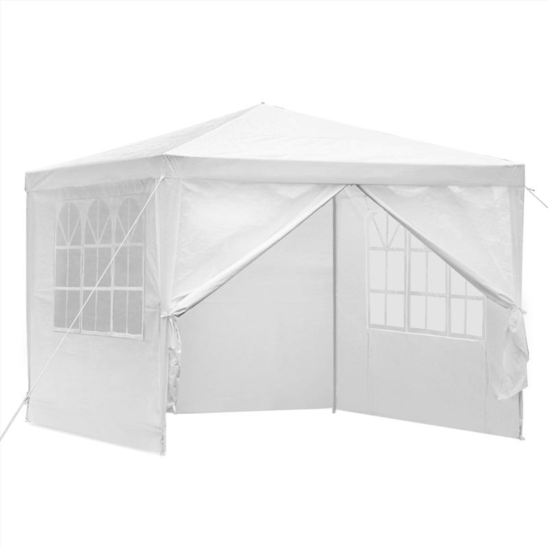 Instahut 4 Panel White Marquee Outdoor Gazebo - 3 x 3metre/Product Detail/Party