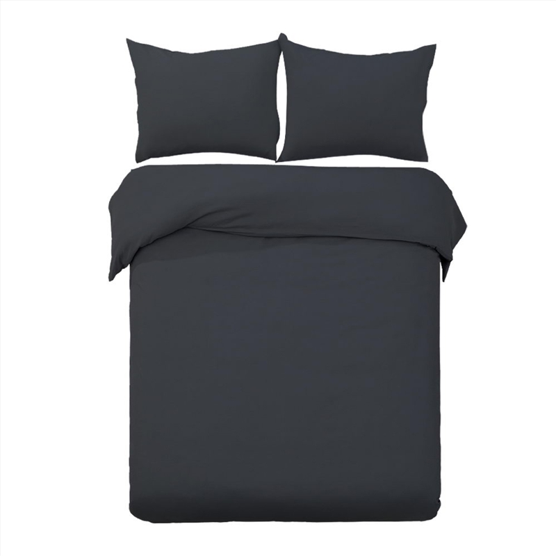 Giselle Quilt Cover Set Classic Black - Super King/Product Detail/Manchester