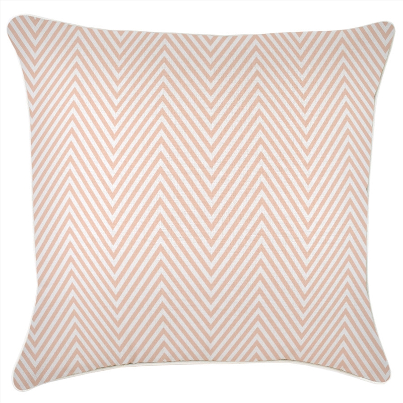 Cushion Cover-With Piping-Zig Zag Blush-60cm x 60cm/Product Detail/Manchester