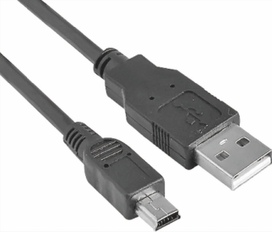 Astrotek USB A-Male to Mini-B 5 pin Male, Black - 1m/Product Detail/Cables