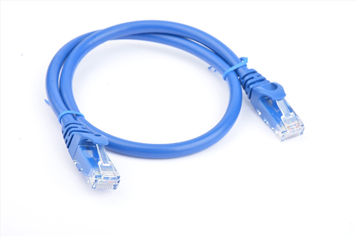 8Ware Cat6a UTP Ethernet Cable 25cm Snagless Blue/Product Detail/Cables