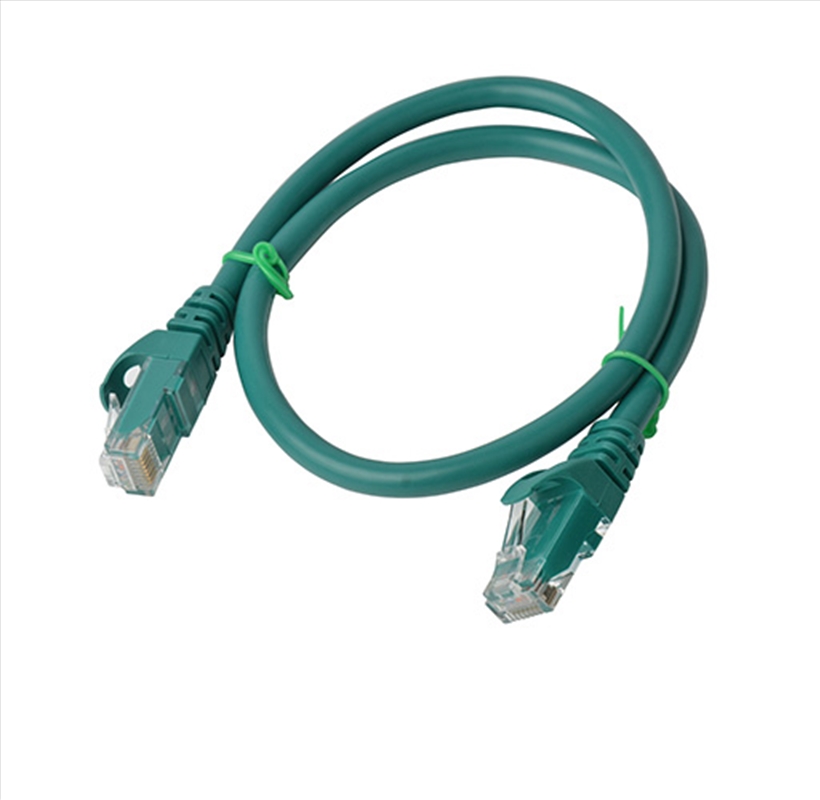 8Ware Cat6a UTP Ethernet Cable 25cm Green/Product Detail/Cables