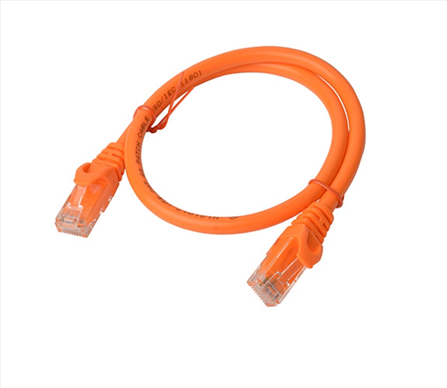 8Ware CAT6A Cable 0.25m (25cm) - Orange Color/Product Detail/Cables