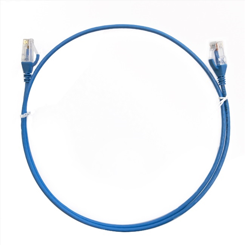 8ware CAT6 Ultra Thin Slim Cable 10m - Blue/Product Detail/Cables