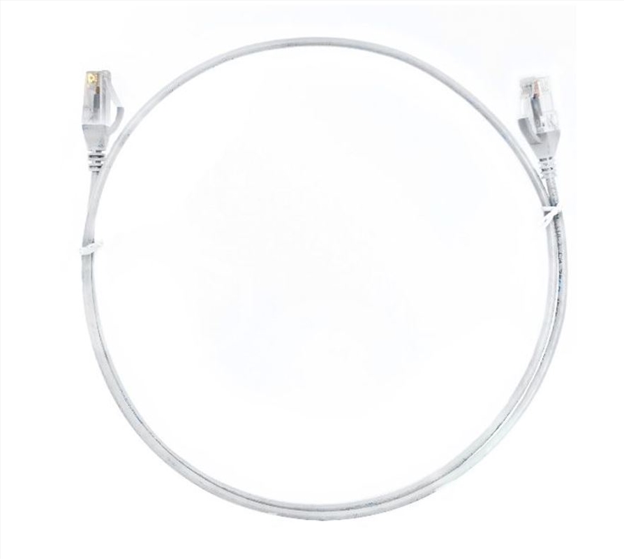 8ware CAT6 Ultra Thin Slim Cable 0.50m/50cm - White/Product Detail/Cables