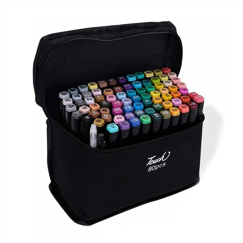 80X Color Marker Pen Set Dual Heads Graphic Artist/Product Detail/Pens, Markers & Highlighters