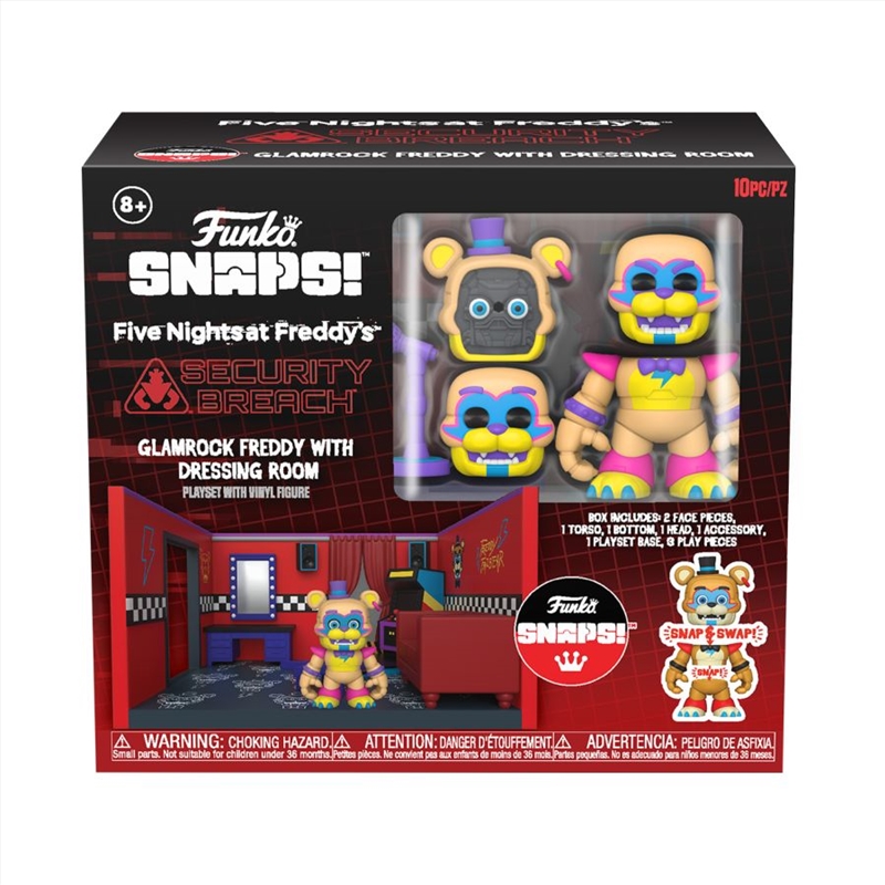 Five Nights at Freddy's: Security Breach - Freddy's Room Snap Playset/Product Detail/Figurines