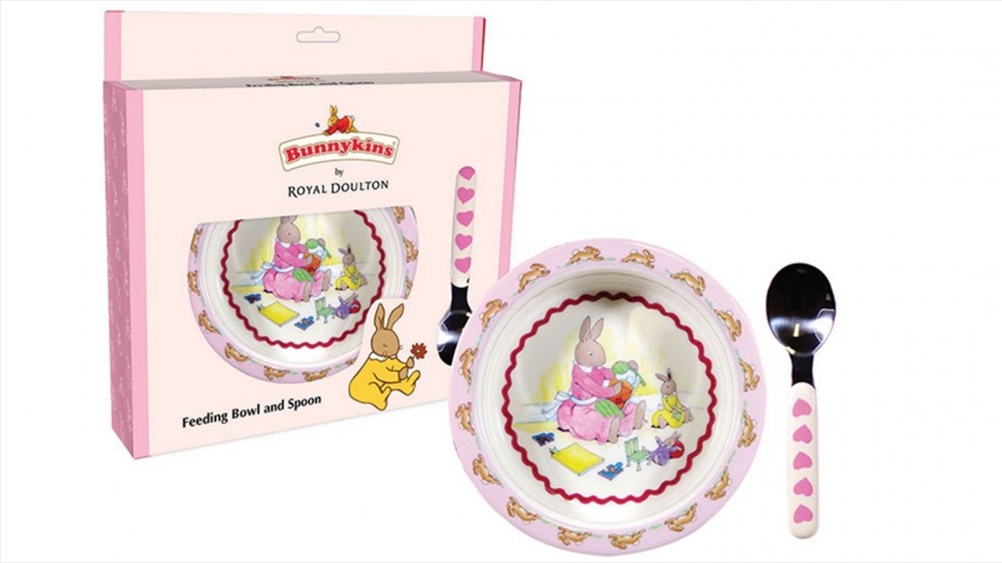 Bunnykins Feeding Bowl and Spoon - Pink/Product Detail/Diningware