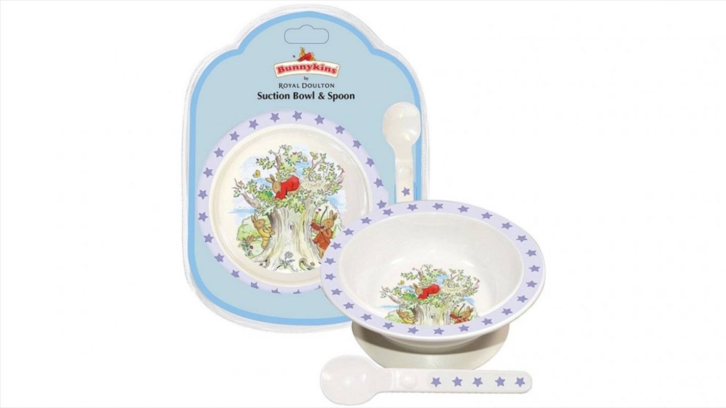 Bunnykins Suction Bowl and Spoon - Blue/Product Detail/Diningware