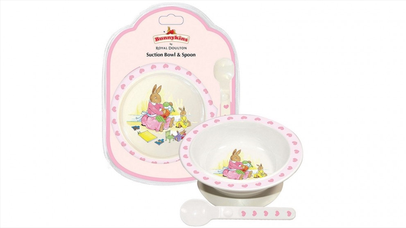 Bunnykins Suction Bowl and Spoon - Pink/Product Detail/Diningware