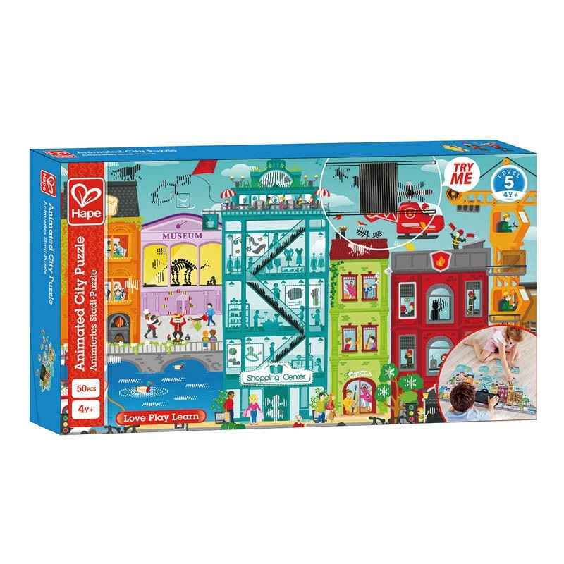 Hape Animated City Puzzle/Product Detail/Jigsaw Puzzles