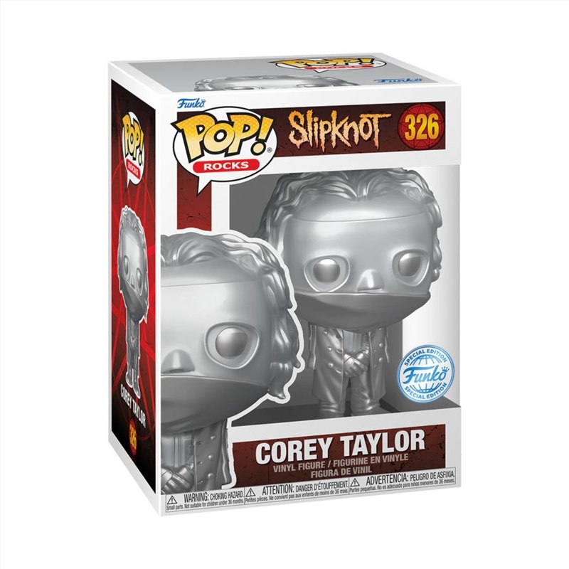 Slipknot - Corey Taylor Platinum US Exclusive Pop! Vinyl [RS]/Product Detail/Music