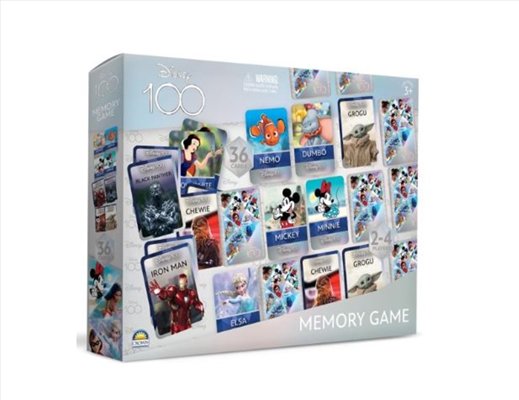 Disney 100 Memory Game/Product Detail/Card Games