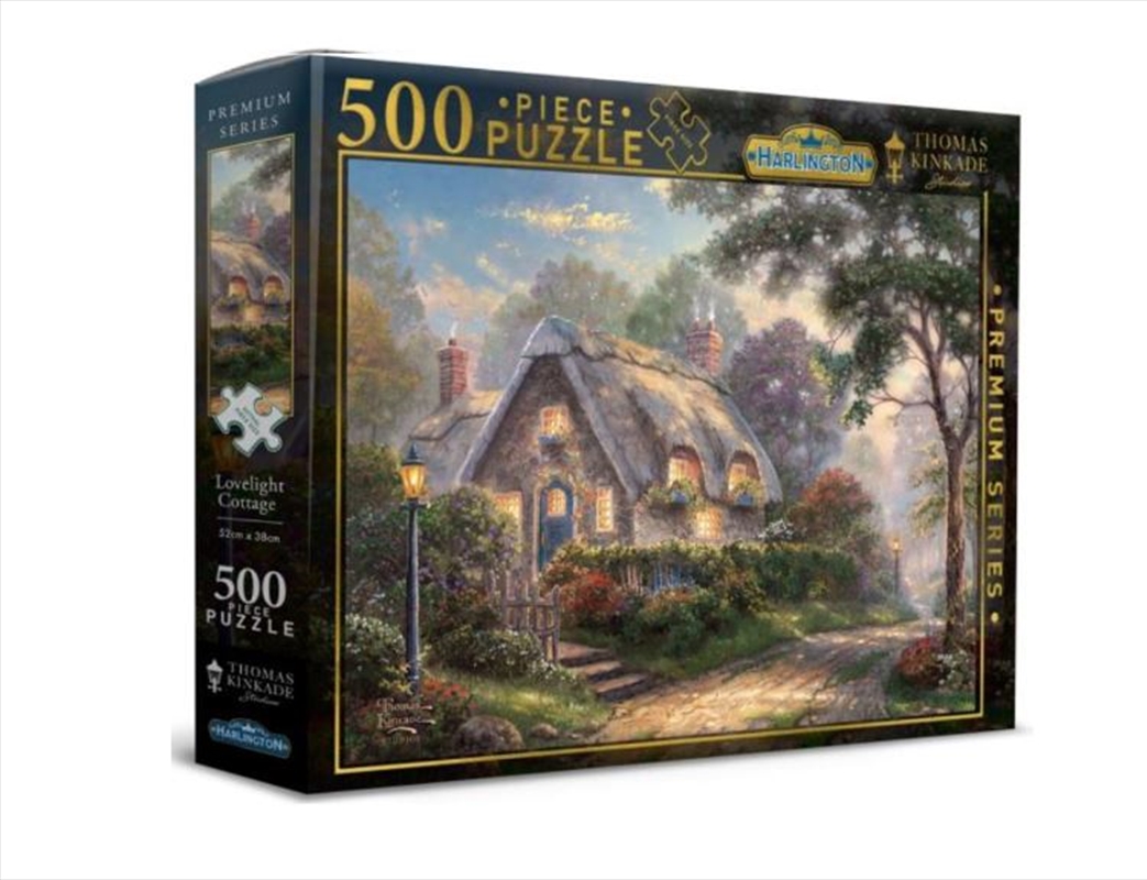 Buy Harlington Thomas Kinkade Puzzles - Lovelight Cottage 500pc Online ...