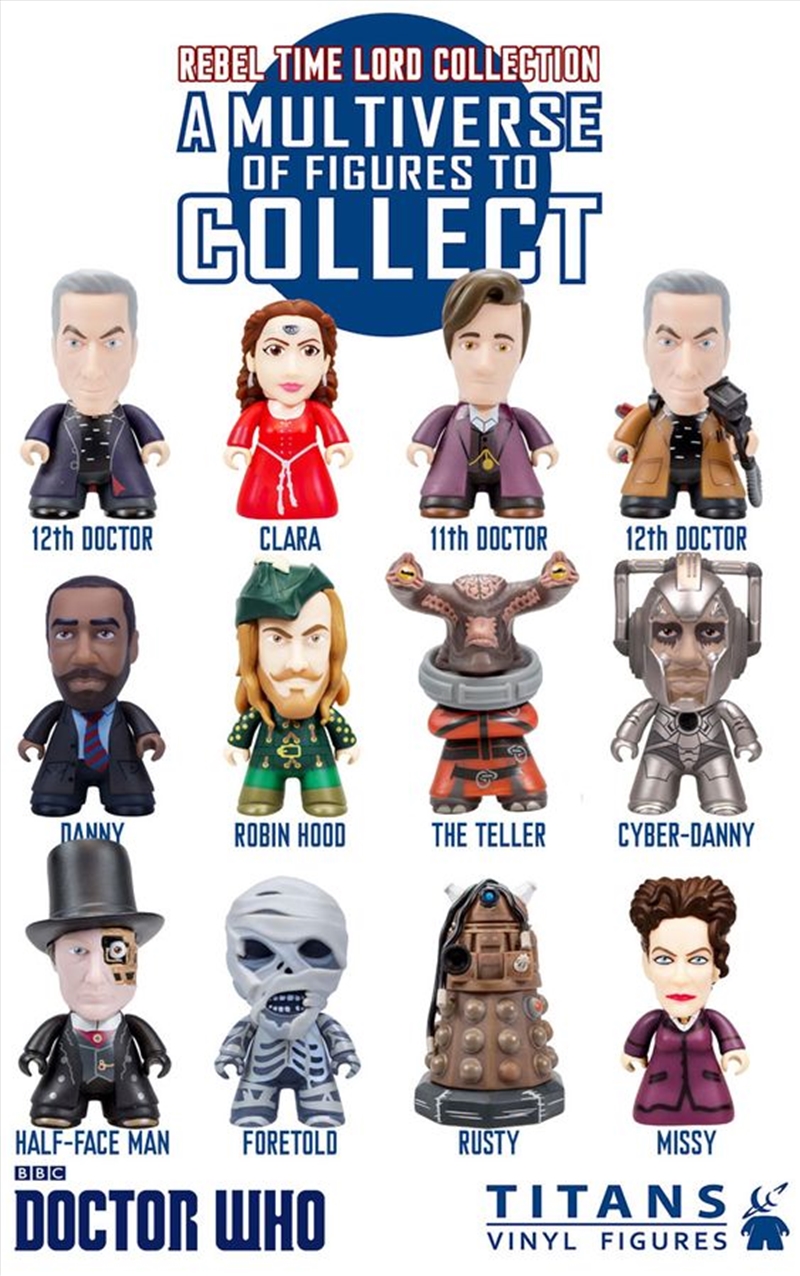 Doctor Who - The Rebel Time Lord Titans Blind Box (SENT AT RANDOM)/Product Detail/Figurines