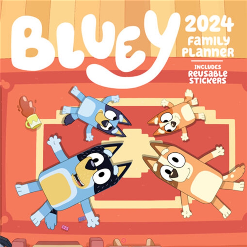 Buy Bluey Family Planner 2024 Square Online Sanity