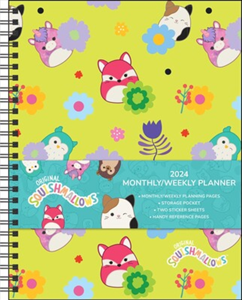 Buy Squishmallows 12Month 2024 Monthly/Weekly Planner Online Sanity