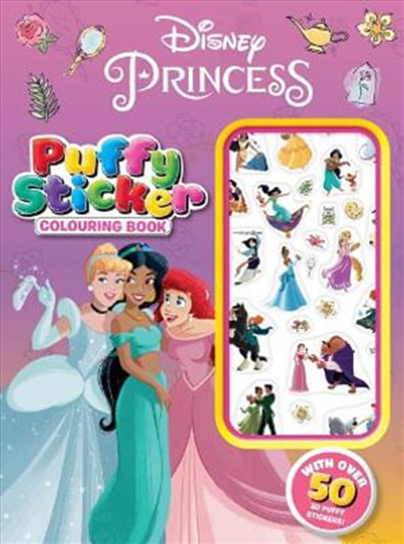 Disney Princess Puffy Sticker Colouring Book/Product Detail/Kids Colouring