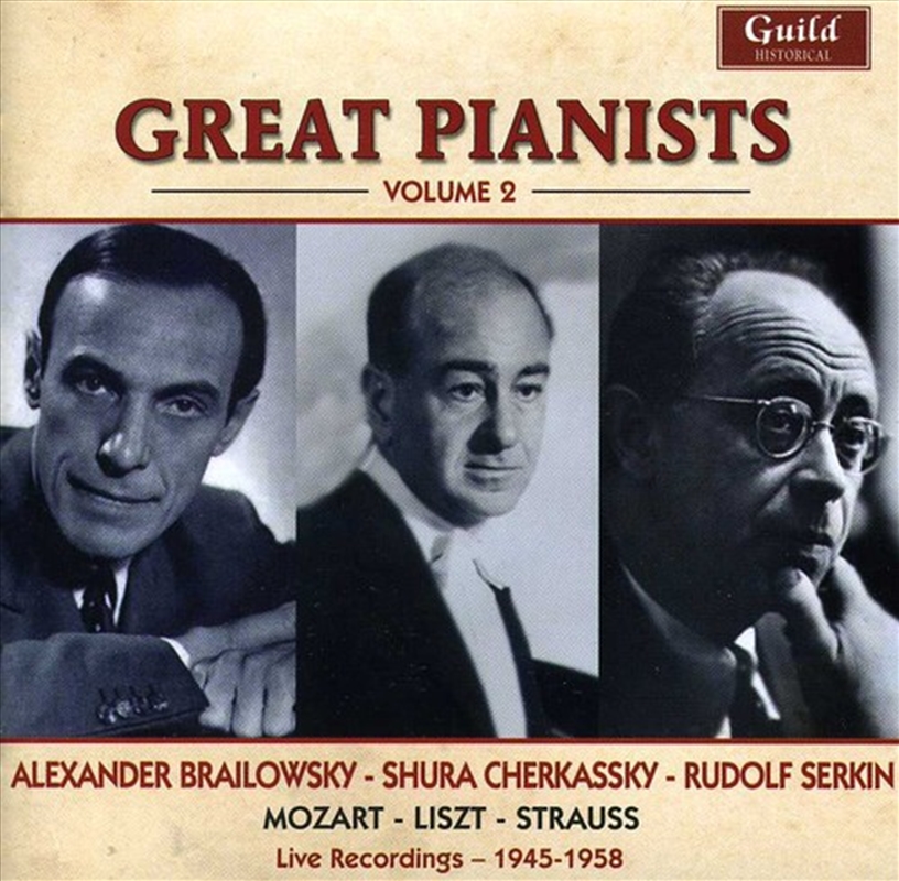 Great Pianists 2- 1945 & 1958/Product Detail/Classical