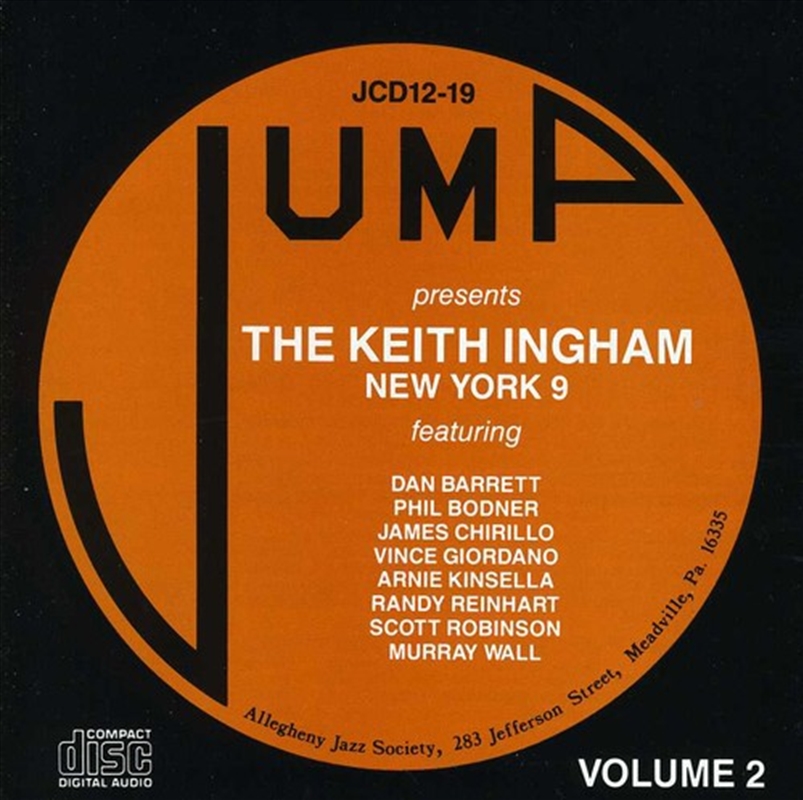 Keith Ingham & the New York 9- 2/Product Detail/Jazz