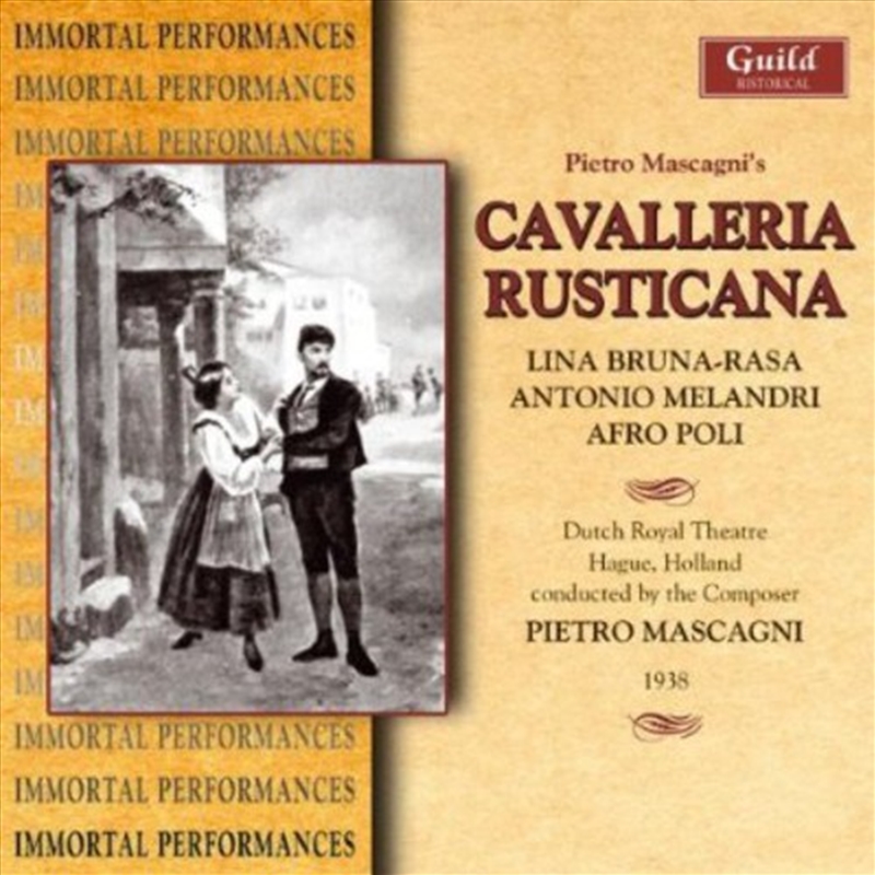 Cavalleria Rusticana- Mascagni Conducts/Product Detail/Classical