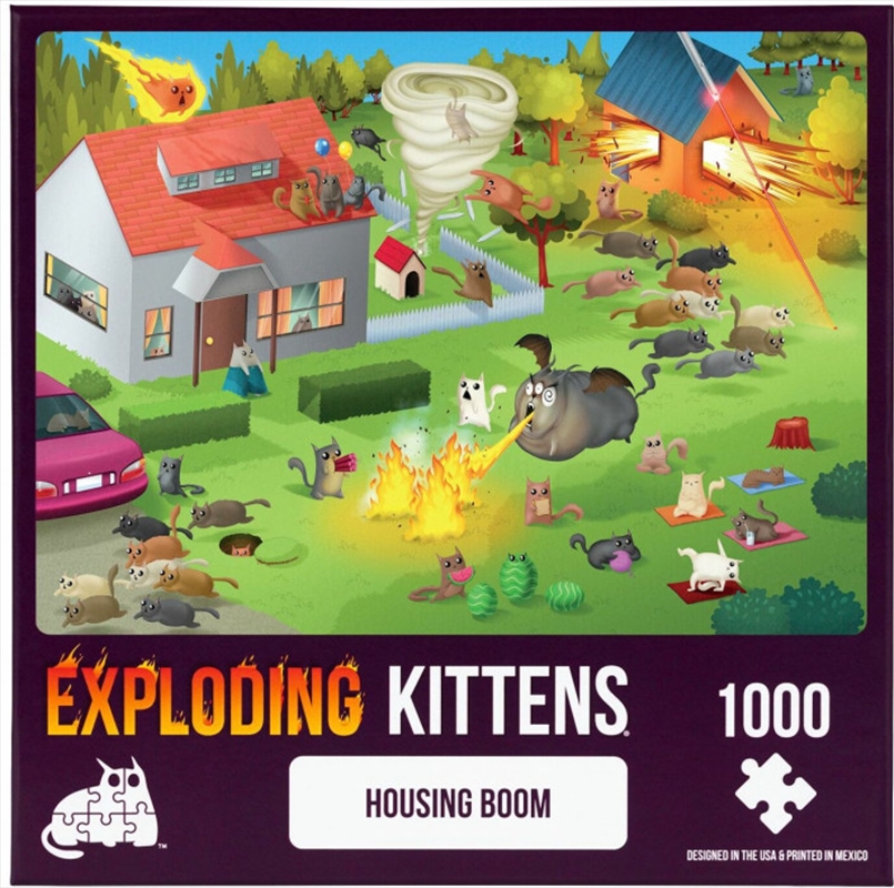 Exploding Kittens Puzzle Housing Boom/Product Detail/Jigsaw Puzzles