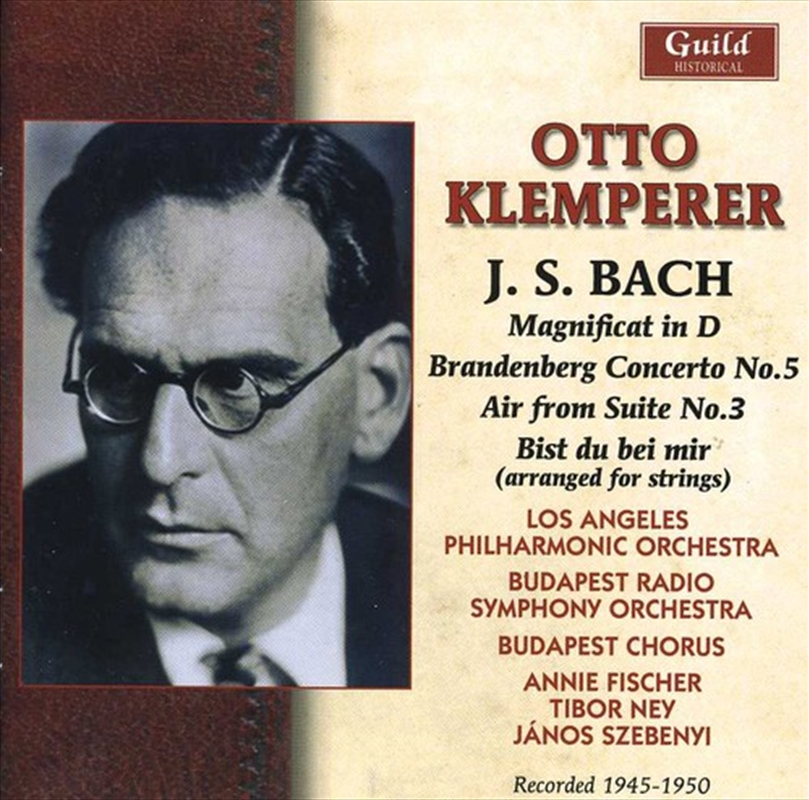 Klemperer Conducts Bach/Product Detail/Classical