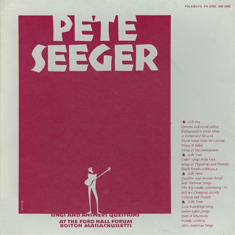 Pete Seeger Sings and Answers Questions/Product Detail/Folk