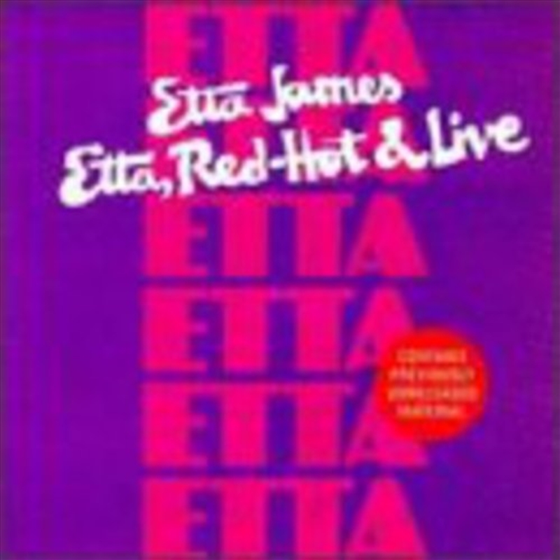 Etta Red Hot N Live/Product Detail/Jazz