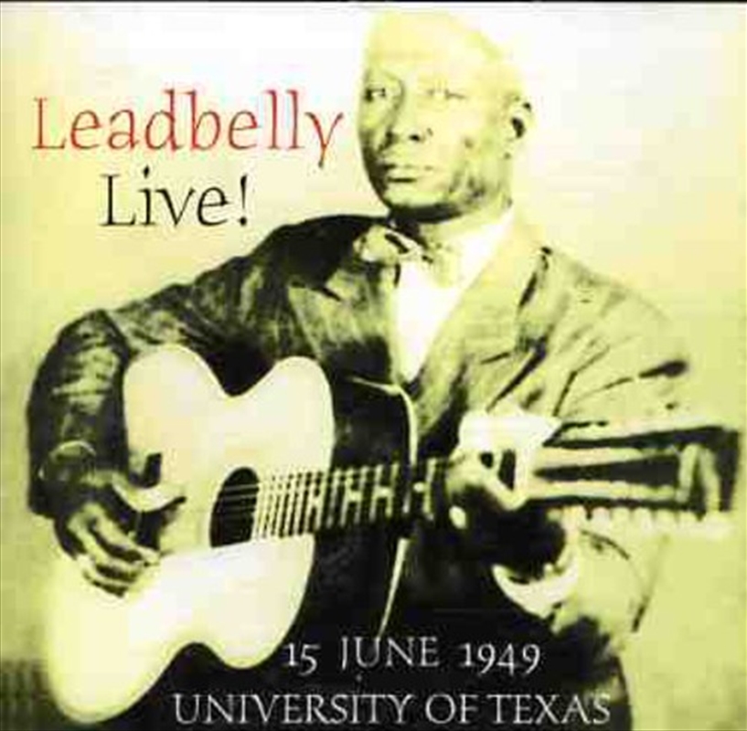 Leadbelly Live/Product Detail/Blues