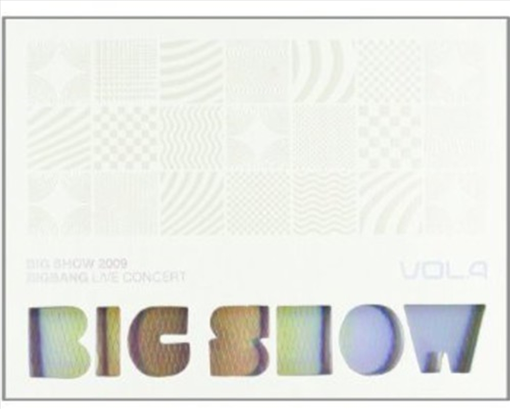 Big Show- 2009 Bigbang Concert Live Album/Product Detail/Rock