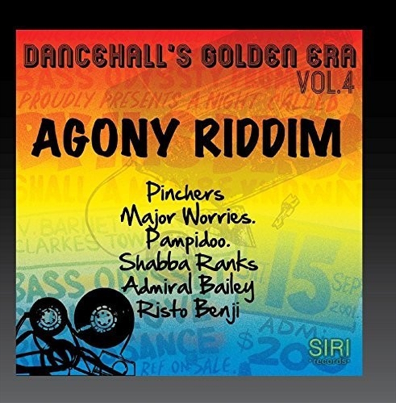 Dancehall's Golden Era, Vol.4 - Agony Riddim/Product Detail/Reggae