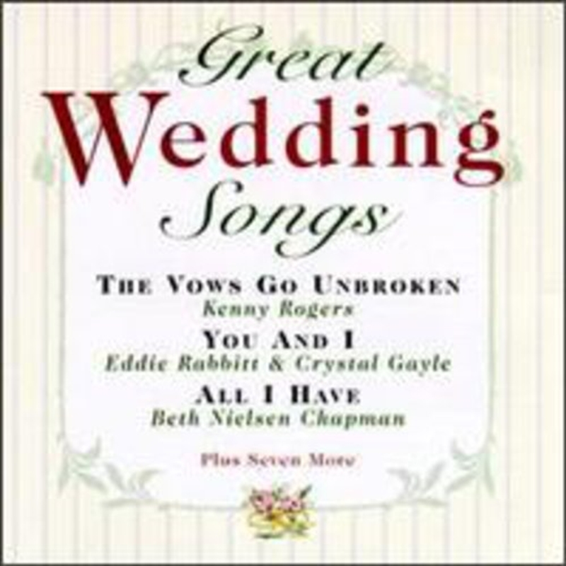 Great Wedding Songs / Various/Product Detail/Country