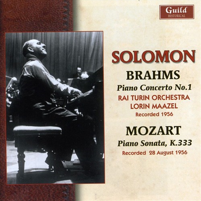 Solomon Plays Brahms And Mozar/Product Detail/Classical