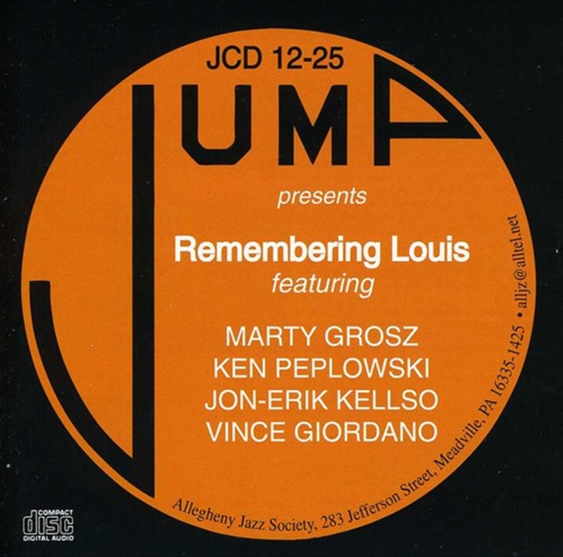 Remembering Louis W Jon/Product Detail/Jazz