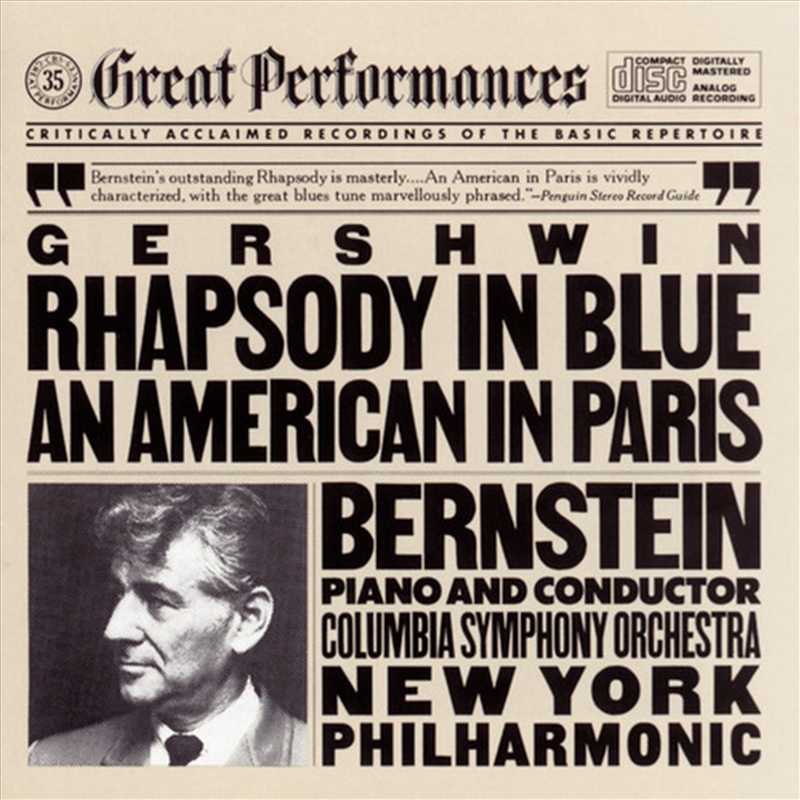 Rhapsody In Blue / An American In Paris/Product Detail/Classical