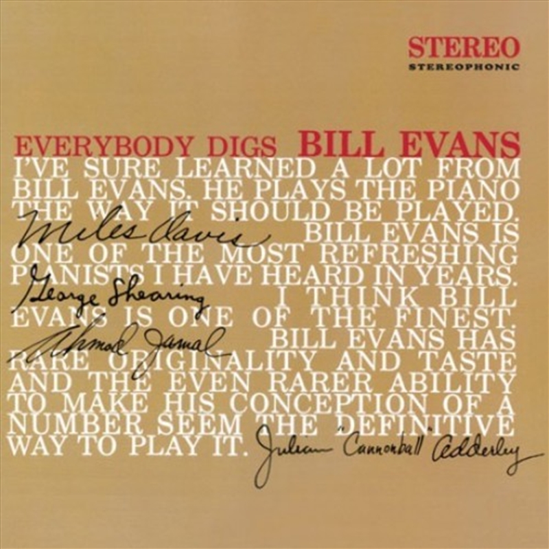 Everybody Digs Bill Evans/Product Detail/Jazz