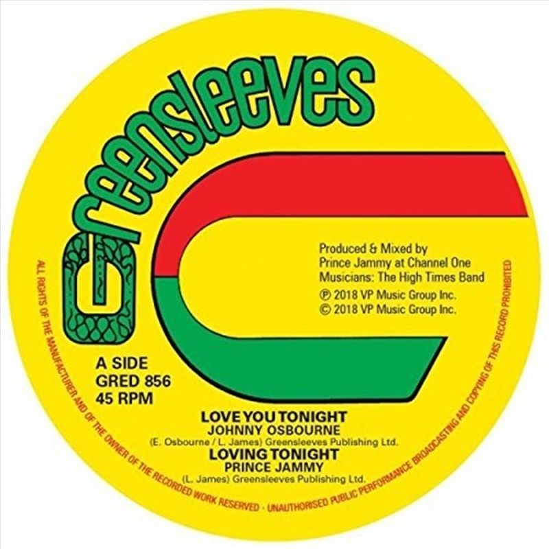 Love You Tonight/Product Detail/Reggae